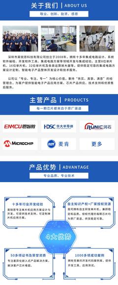国产单片机EN8P2712直发器专用IC芯片 原装正品